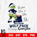 Nevada Wolf Pack Merry kissmyass grinch Svg Eps Dxf Png File,NCAA Svg Files,Digital Download,Sublimation,Instant Download