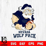 Nevada Wolf Pack Santa Claus Angry Svg dxf eps png pdf file,NCAA svg,Digital Download,Cricut file