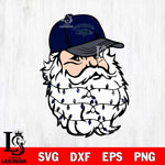 Nevada Wolf Pack Santa Claus Face Svg dxf eps png pdf file,NCAA svg,Digital Download,Cricut file