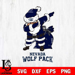 Nevada Wolf Pack Santa Claus Ugly Svg dxf eps png pdf file,NCAA svg,Digital Download,Cricut file