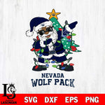 Nevada Wolf Pack Santa Claus Ugly Christmas Svg dxf eps png pdf file,NCAA svg,Digital Download,Cricut file