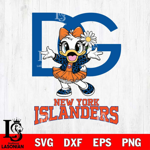 New York Islanders Dolce And Gabbana Daisy Duck Disney Svg Eps Dxf Png File, Digital Download, Instant Download