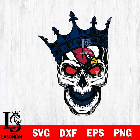 New England Patriots Badass king Skull SVG