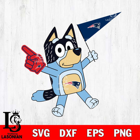 New England Patriots Bandit Bluey Flag Svg Eps Dxf Png File,NFL Cut Svg Files,Digital File,Sublimation