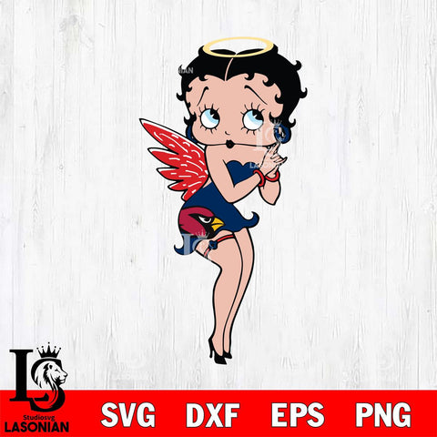 New England Patriots Betty Boop Angel Svg Eps Dxf Png File, Digital Download, Instant Download