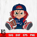 New England Patriots Chucky Horror 11 Svg Eps Dxf Png File, NFL svg, Digital Download, Instant Download