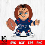 New England Patriots Chucky Horror 2 Svg Eps Dxf Png File, NFL svg, Digital Download, Instant Download