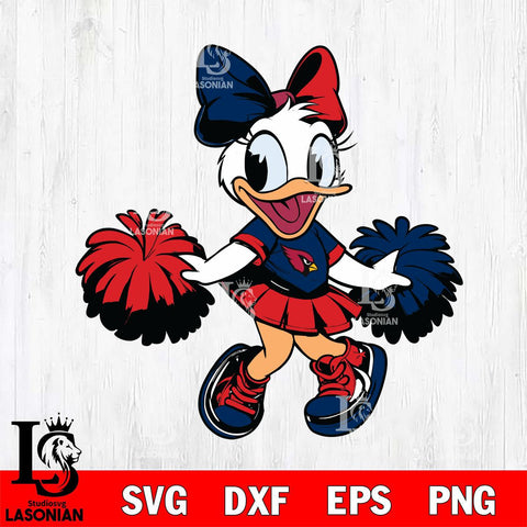 New England Patriots Daisy Duck Cheerleader Svg Eps Dxf Png File, Digital Download, Instant Download