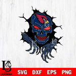 New England Patriots Ferocious Skull SVG