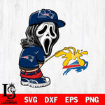 New England Patriots Ghostface Piss On Buffalo Bills Svg Eps Dxf Png File, Digital Download, Instant Download