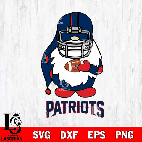 New England Patriots Gnomes Christmas Svg Eps Dxf Png File, Digital Download, Instant Download