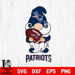 New England Patriots Gnomes Christmas football Svg Eps Dxf Png File, Digital Download, Instant Download