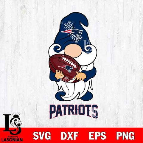 New England Patriots Gnomes Christmas football Svg Eps Dxf Png File, Digital Download, Instant Download