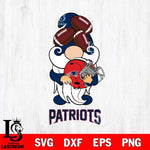 New England Patriots Gnomes Helmet Svg Eps Dxf Png File, Digital Download, Instant Download