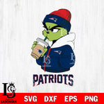 New England Patriots Grinch Bougie Sport Svg Eps Dxf Png File, Digital Download, Instant Download