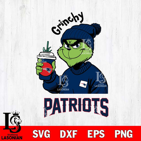 New England Patriots Grinchy Bougie Christmas Svg Eps Dxf Png File,Cricut svg files, Digital Download, Instant Download