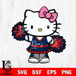 New England Patriots Hello Kitty Cheerleader 11 Svg Eps Dxf Png File, Digital Download, Instant Download