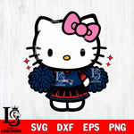 New England Patriots Hello Kitty Cheerleader Svg Eps Dxf Png File, Digital Download, Instant Download