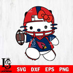 New England Patriots Hello Kitty sport 11 Svg Eps Dxf Png File, Digital Download, Instant Download