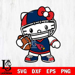 New England Patriots Hello Kitty sport 2 Svg Eps Dxf Png File, Digital Download, Instant Download