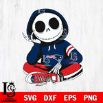 New England Patriots Jack Skellington halloween Svg Eps Dxf Png File, Digital Download, Instant Download