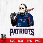 New England Patriots Jason Voorhees 11 Svg Eps Dxf Png File, Digital Download