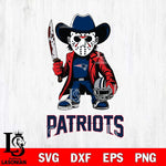 New England Patriots Jason Voorhees 3 Svg Eps Dxf Png File, Digital Download