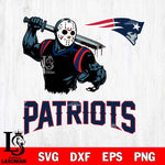 New England Patriots Jason Voorhees 5 Svg Eps Dxf Png File, Digital Download