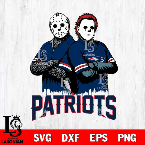 New England Patriots Jason Voorhees 8 Svg Eps Dxf Png File, Digital Download