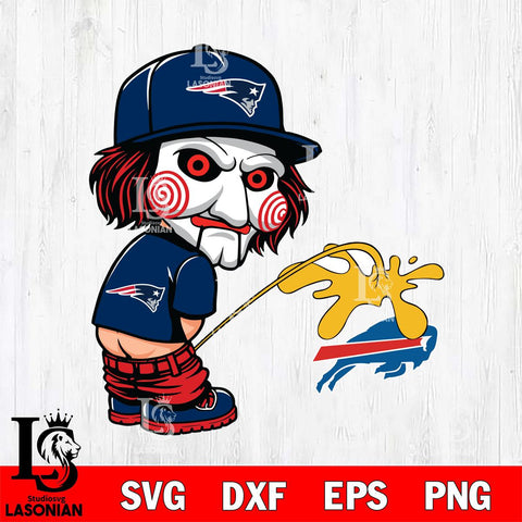 New England Patriots Jigsaw Piss On Buffalo Bills Svg Eps Dxf Png File, Digital Download, Instant Download