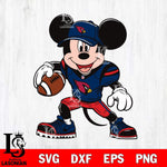 New England Patriots Mickey Mouse Svg Eps Dxf Png File, Digital Download, Instant Download