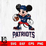 New England Patriots Mikey Mouse Disney, Svg Eps Dxf Png File, Digital Download