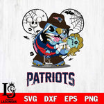 New England Patriots Stitch Freddy Krueger Halloween Svg Eps Dxf Png File, Digital Download, Instant Download