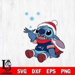 New England Patriots Stitch Wearing Winter Scarf Svg Eps Dxf Png File, Digital Download, Instant Download