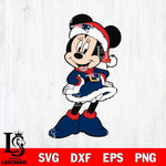 New England Patriots mickey christmas 2 Svg Eps Dxf Png File, Digital Download, Instant Download