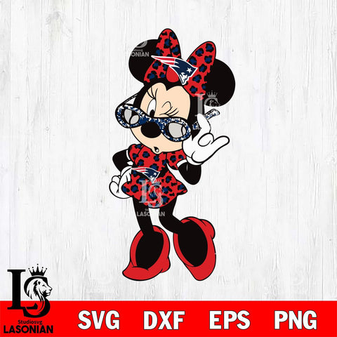 New England Patriots mickey christmas 6 Svg Eps Dxf Png File, Digital Download, Instant Download