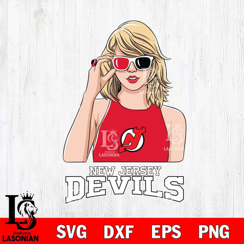 New Jersey Devils And Taylor Swift Fan Svg Eps Dxf Png File, Digital Download, Instant Download