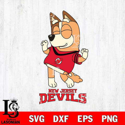 New Jersey Devils Chilli Dance Sport Svg Eps Dxf Png File, Digital Download, Instant Download