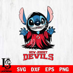 New Jersey Devils Stitch Ghost Svg Eps Dxf Png File, NHL svg, Digital Download, Instant Download