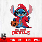 New Jersey Devils Stitch Horror Svg Eps Dxf Png File, NHL svg, Digital Download, Instant Download