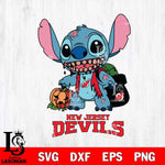 New Jersey Devils Stitch Zombie Svg Eps Dxf Png File, NHL svg, Digital Download, Instant Download