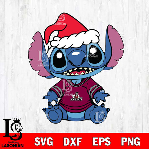 New Mexico State Aggies Baby Stitch Christmas Svg Eps Dxf Png File, Digital Download, Instant Download