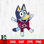 New Mexico State Aggies Bluey 3 Svg Eps Dxf Png File, Digital Download, Instant Download