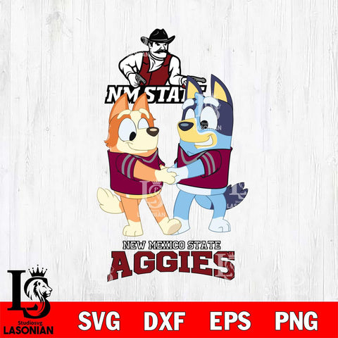 New Mexico State Aggies Bluey Chilli Dance Svg Eps Dxf Png File, Digital Download, Instant Download