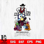 New Mexico State Aggies Bluey Halloween NCAA 2 Svg Eps Dxf Png File, Digital Download, Instant Download