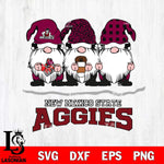 New Mexico State Aggies Gnomes Coffee Svg Eps Dxf Png File, Digital Download, Instant Download