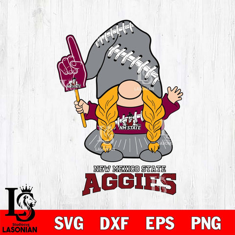 New Mexico State Aggies Gnomes Fan Svg Eps Dxf Png File, Digital Download, Instant Download