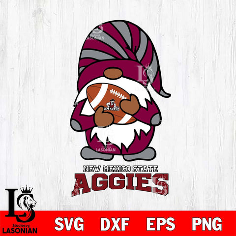 New Mexico State Aggies Gnomes Football Svg Eps Dxf Png File, Digital Download, Instant Download