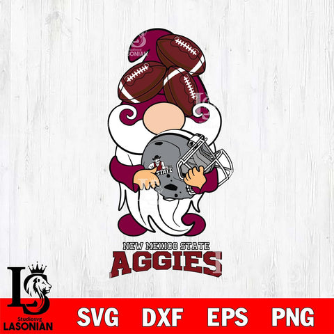 New Mexico State Aggies Gnomes Helmet Svg Eps Dxf Png File, Digital Download, Instant Download