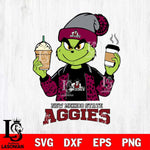 New Mexico State Aggies Grinch 2 coffee Svg Eps Dxf Png File, Digital Download, Instant Download